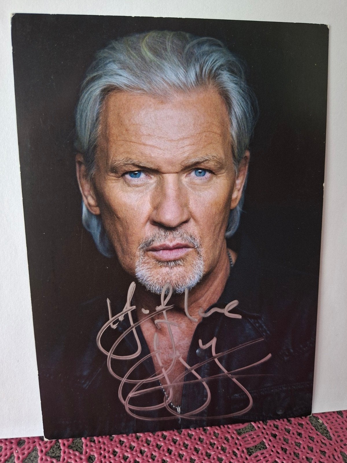 JONNY LOGAN ZANGER-COMPONIST, Verzenden, Nieuw, Foto of Kaart, Gesigneerd