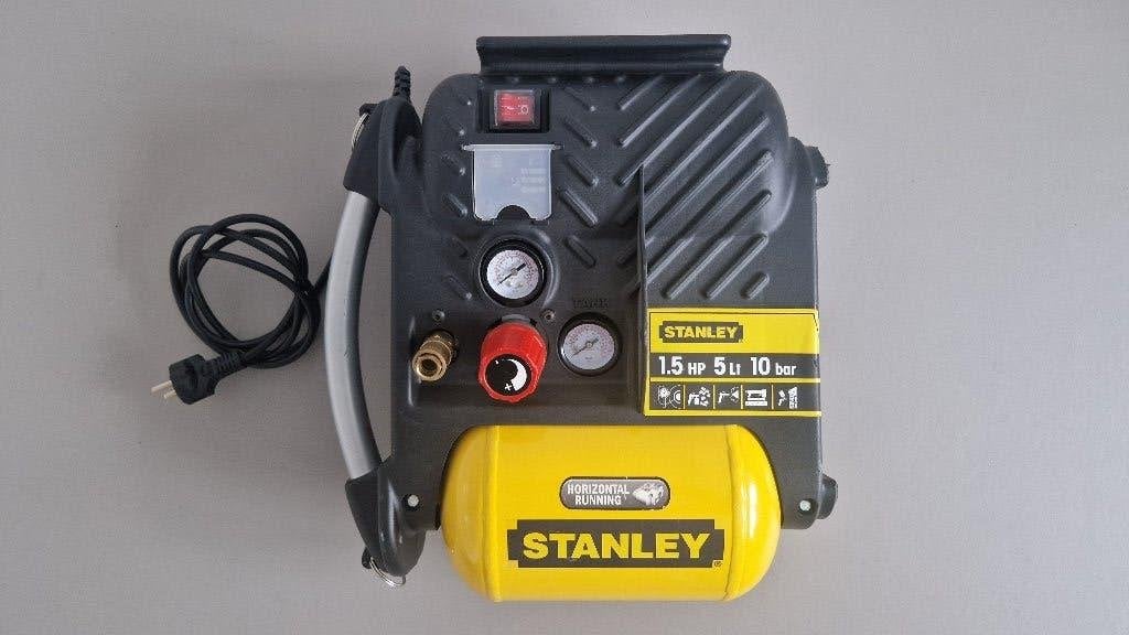 Stanley compressor, 6 tot 10 bar, Ophalen of Verzenden, Zo goed als nieuw, Minder dan 200 liter/min