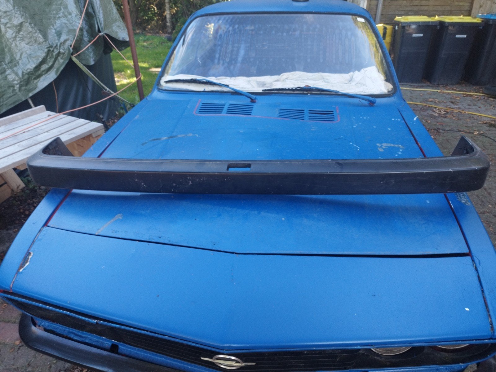 Opel manta B CC achterbumper, Ophalen