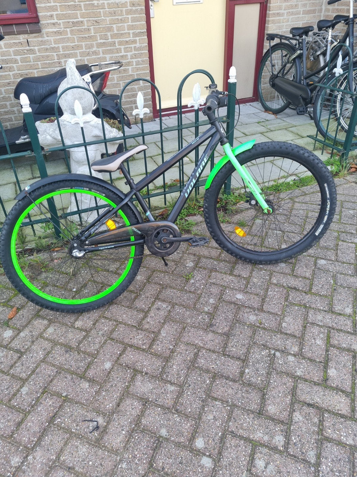 jongensfiets, Ophalen, Terugtraprem, Gebruikt, Staal
