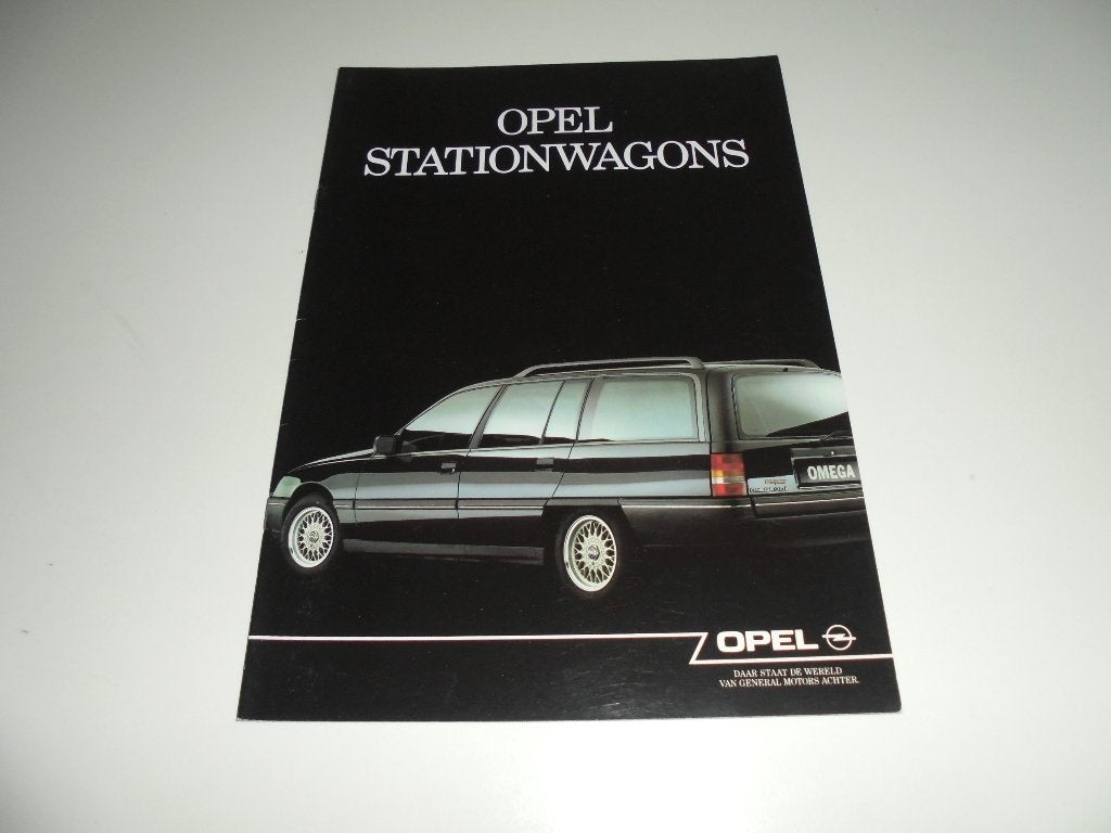brochure Opel Kadett/Omega Stationwagons  1989, Ophalen of Verzenden, Zo goed als nieuw, Opel