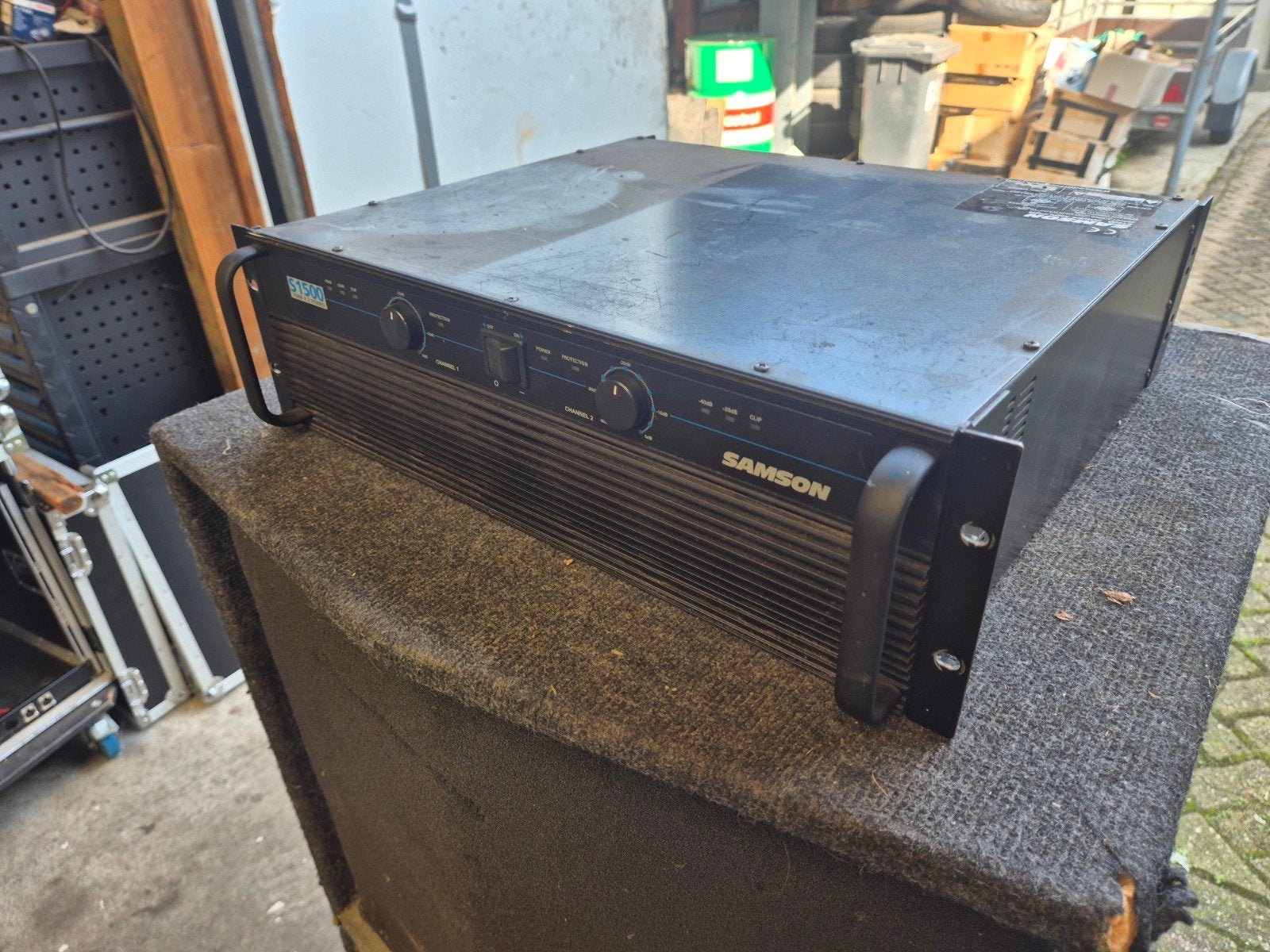 Samson S1500 eindversterker, Ophalen, Gebruikt, Audio