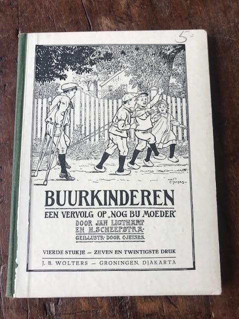 Leesboekje Buurkinderen 1952 Harde Kaft, Boeken, Fictie algemeen, Jan Ligthart en H. Scheepstra, Ophalen of Verzenden, Zo goed als nieuw