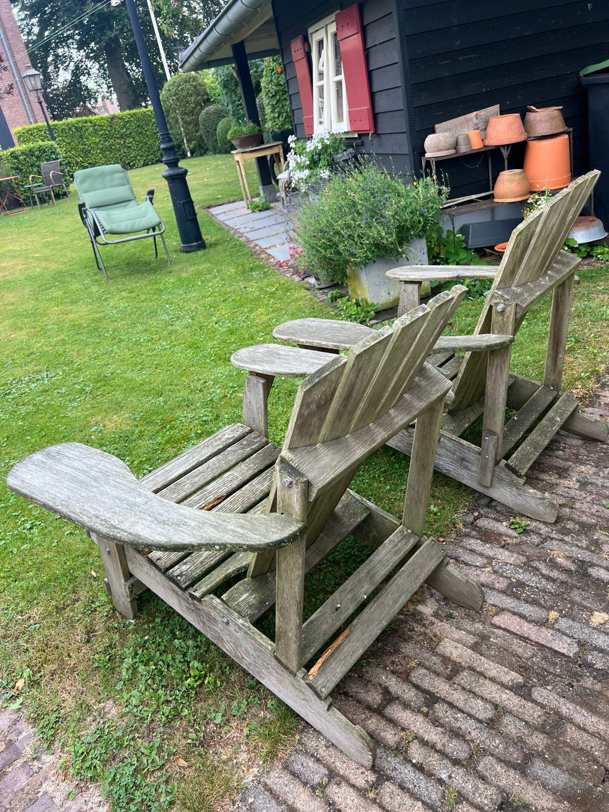 2 canadian chair/ stoel cederhout, Ophalen, Gebruikt, Hout