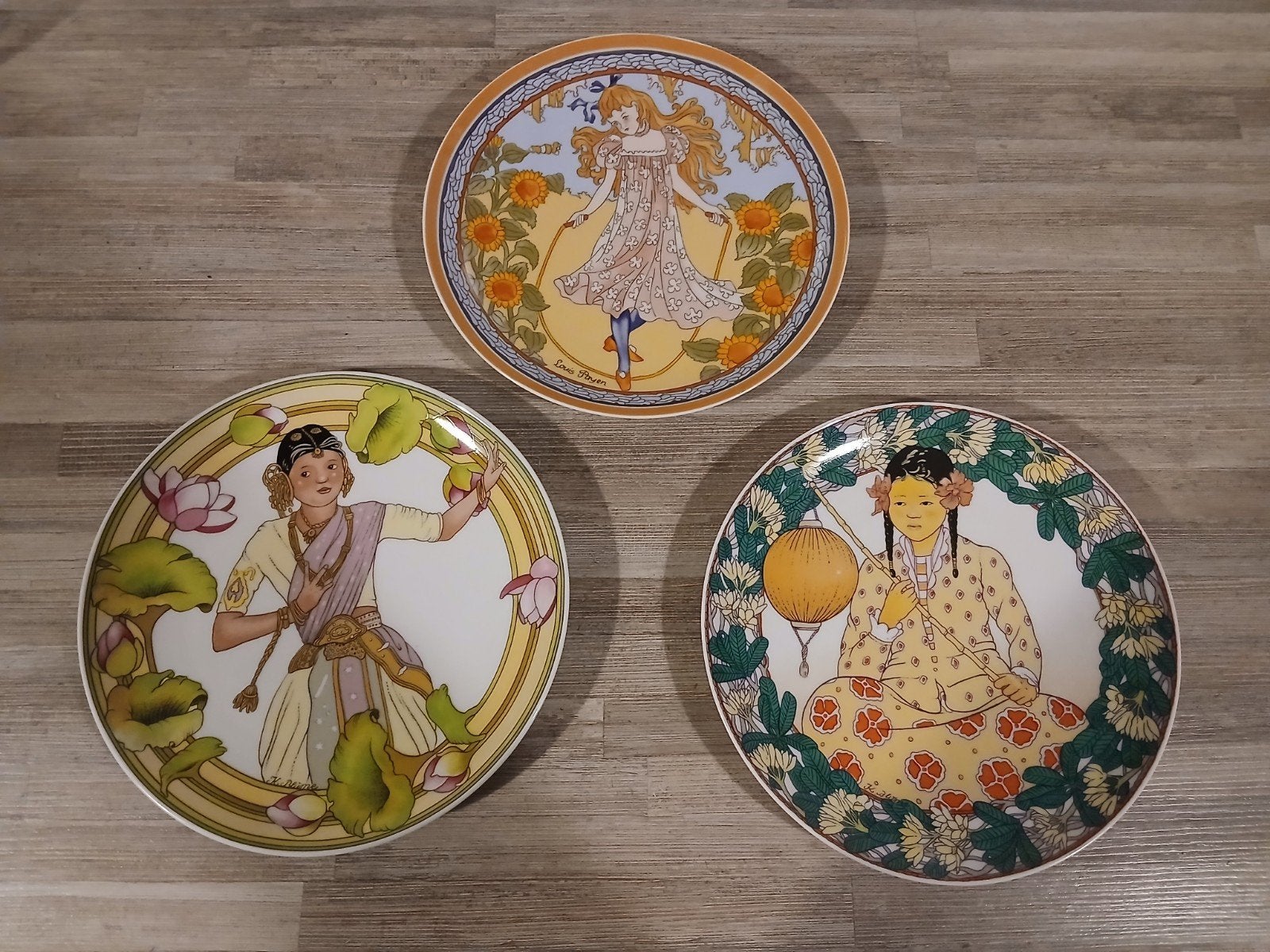 Heinrich Porzellan UNICEF Wandborden -  nr 1,4 en 5, Antiek en Kunst, Antiek | Porselein, Ophalen of Verzenden