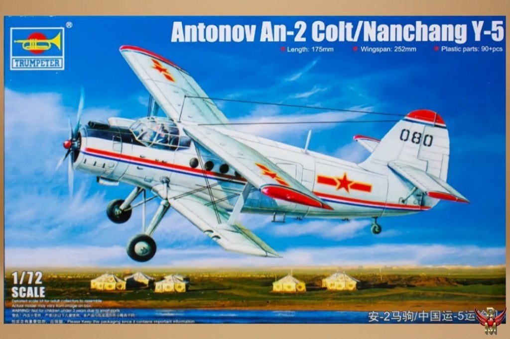 ROWASP OUTLET | Trumpeter 1/72 01602 Antonov An-2 Colt Y-5, Overige merken, 1:72 tot 1:144, Ophalen of Verzenden, Zo goed als nieuw