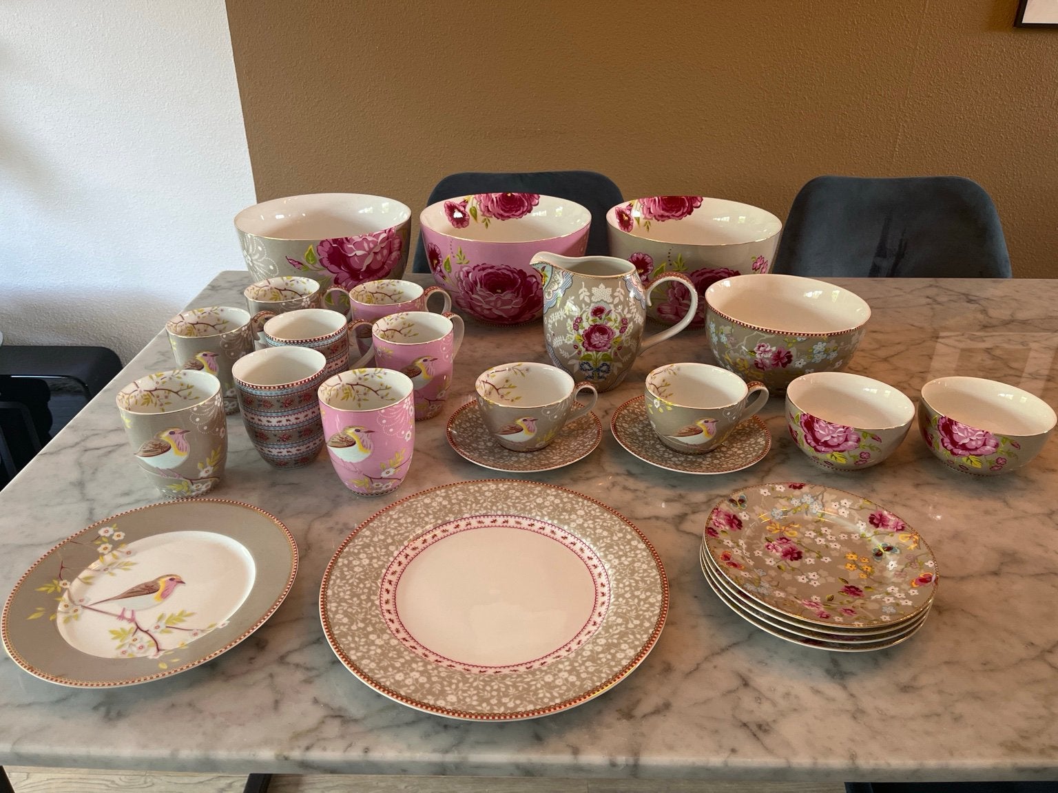 Pip Studio / Pip Home servies – Grote set – Zeer nette staat, Huis en Inrichting, Keuken | Servies, Ophalen, Zo goed als nieuw