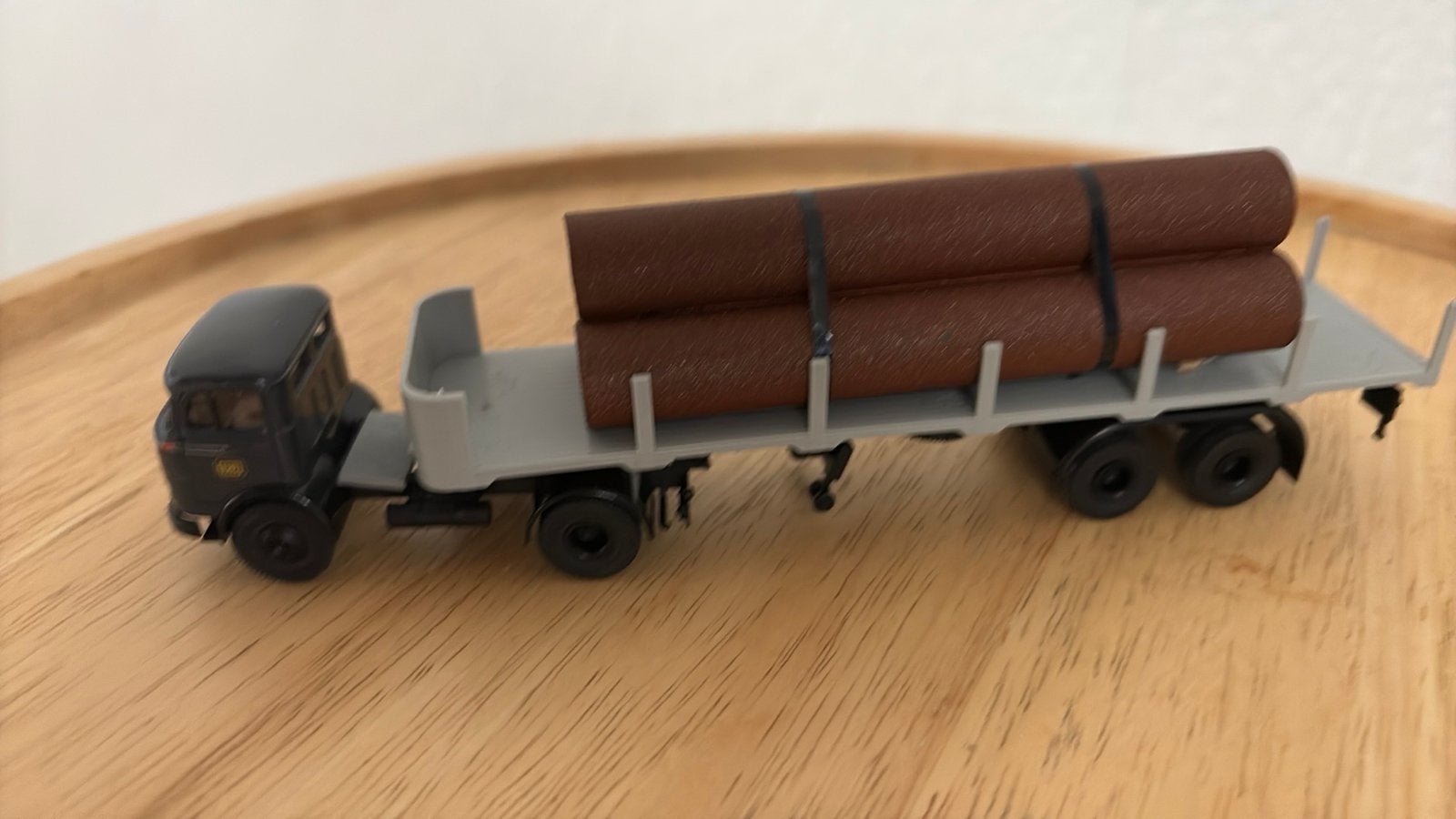 BREKINA MERCEDES DB. OPLEGGER MET IJZEREN BUIZEN. HO 1:87, Ophalen of Verzenden, Zo goed als nieuw
