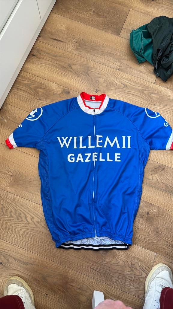 Willem 2 gazelle racefiets shirt maat xxxl, Ophalen of Verzenden, Zo goed als nieuw, Zwart