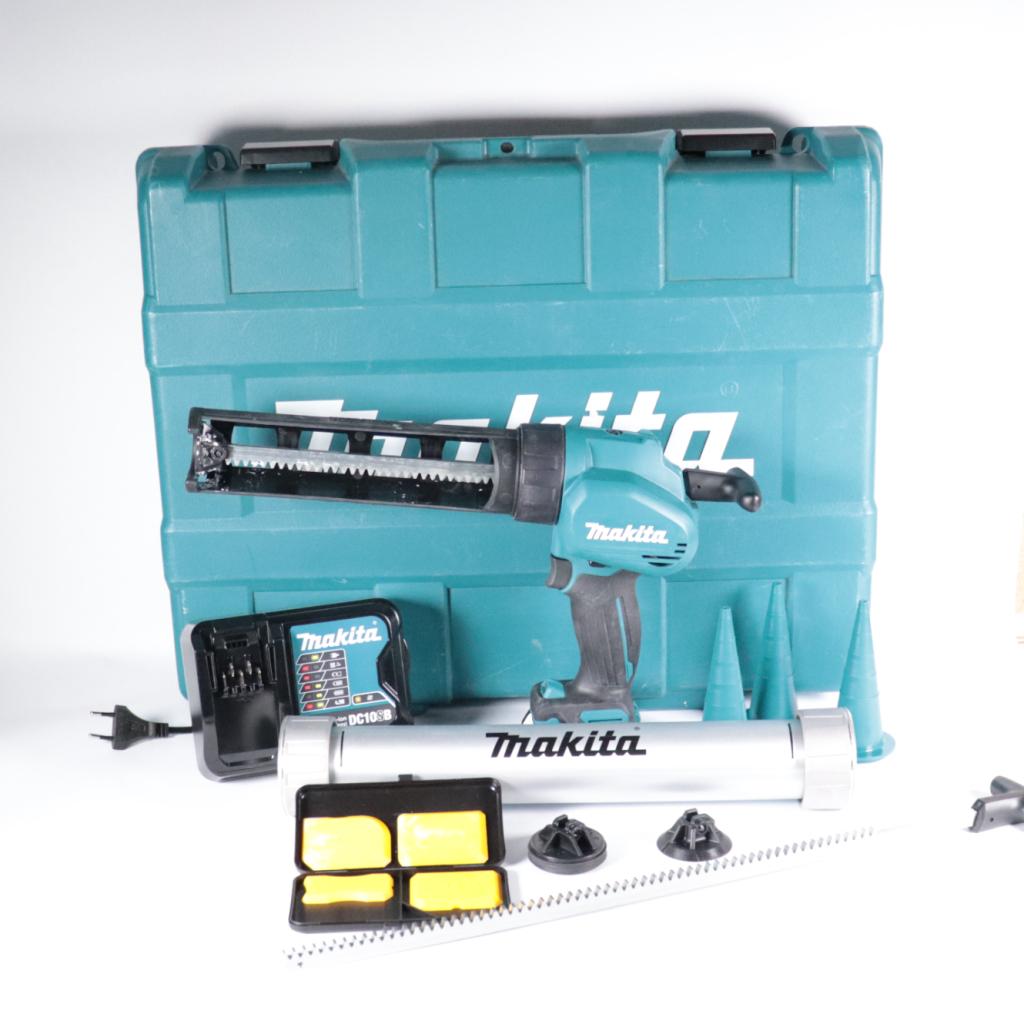 Makita Kit Spuit CG100D Met Accu en Lader - ZGAN, Makita, Zo goed als nieuw, Support@makita.com, Makita Corporation, 3-11-8, Sumiyoshi-cho, 
Anjo, Aichi 446-8502
Japan
