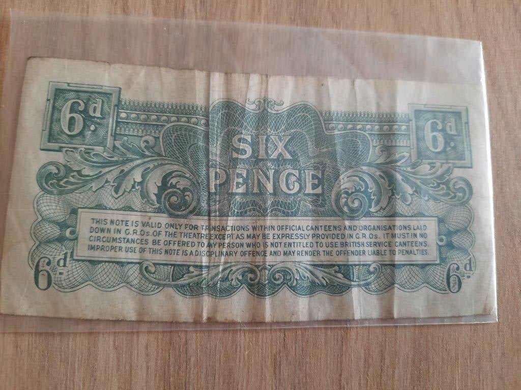 Britisch armed forces special vouchers, Ophalen of Verzenden, Landmacht, Engeland, Overige typen