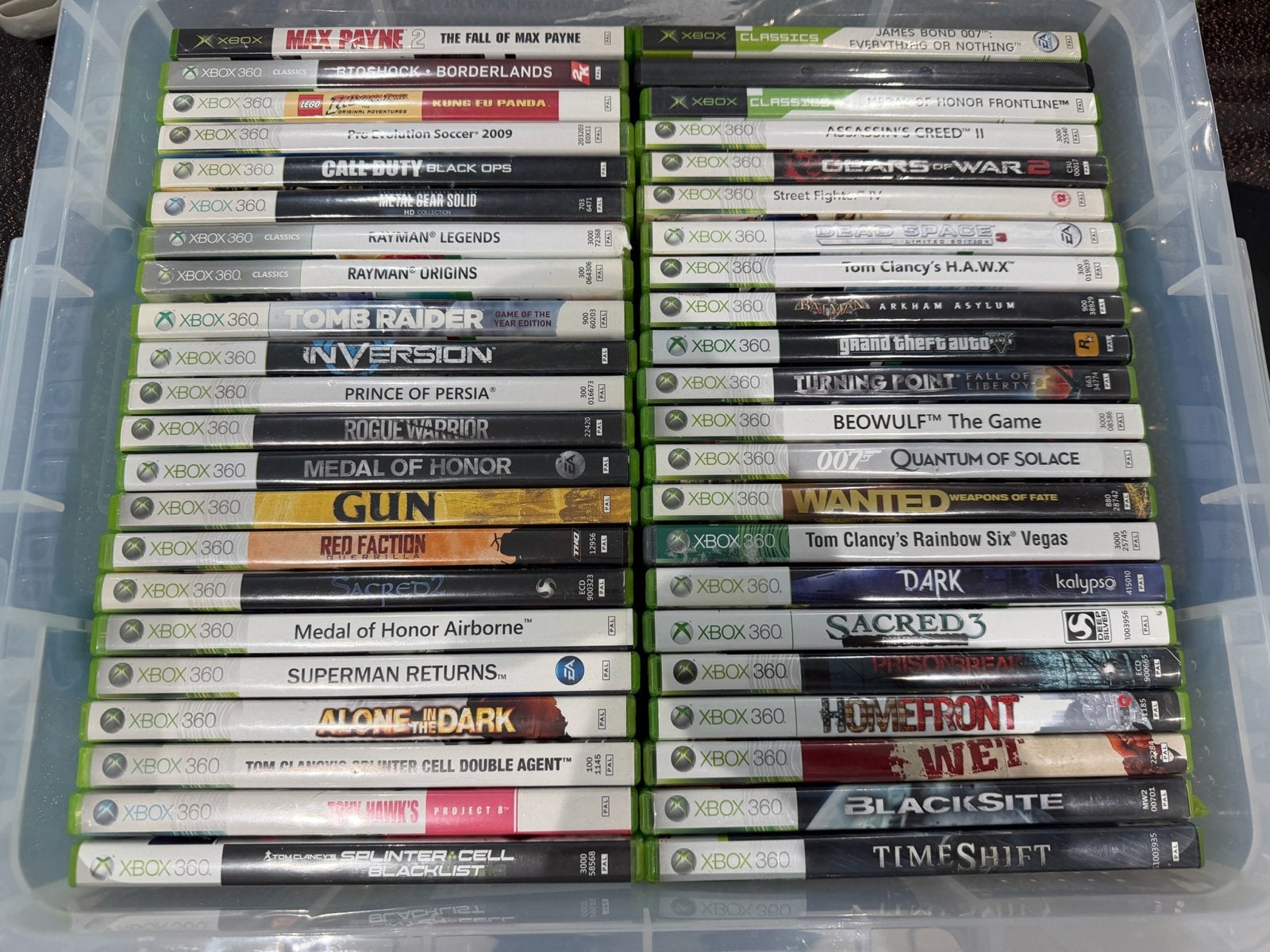 Grote collectie Xbox 360 games - Diverse genres, Gebruikt, Gekoppelde computers, Overige genres, 2 spelers