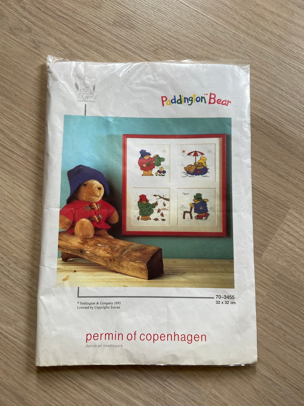 Paddington Bear “Permin of Copenhagen” Borduursetje (1993), Ophalen of Verzenden, Zo goed als nieuw, Patroon