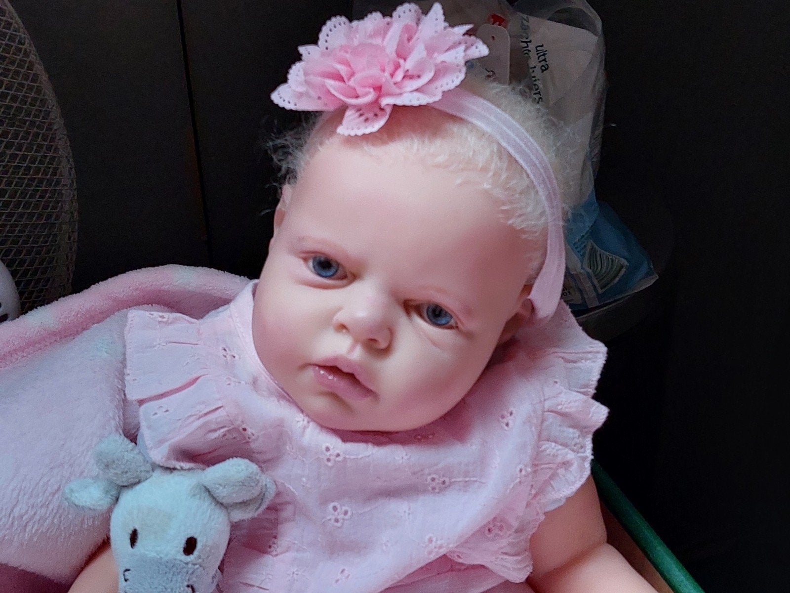 reborn meisje, Ophalen of Verzenden, Zo goed als nieuw, Babypop, Levensecht of Reborn