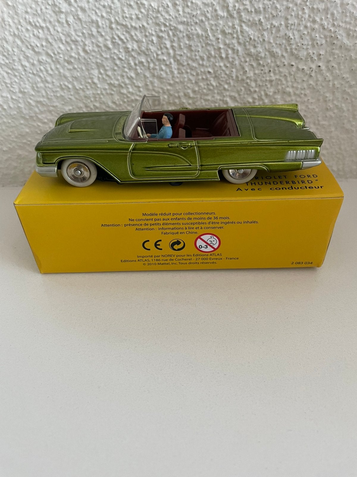 Dinky Toys 1:43 Ford Thunderbird 555 (Atlas), Ophalen of Verzenden, Nieuw, Auto, Dinky Toys