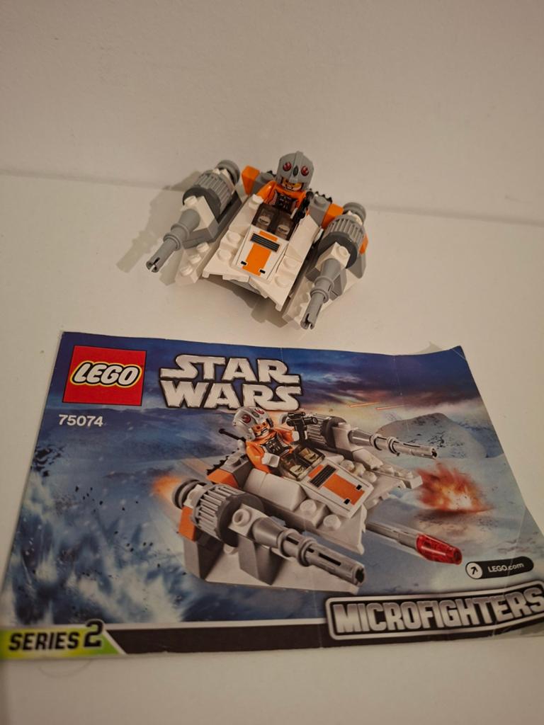 Lego star wars snowspeeder 75074 compleet met boekje, Star Wars, Lego, Ophalen of Verzenden, Complete set