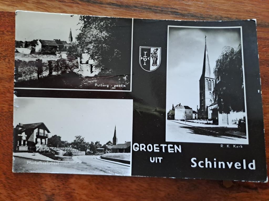 Schinveld, fotokaart, Verzamelen, Ophalen of Verzenden, 1920 tot 1940