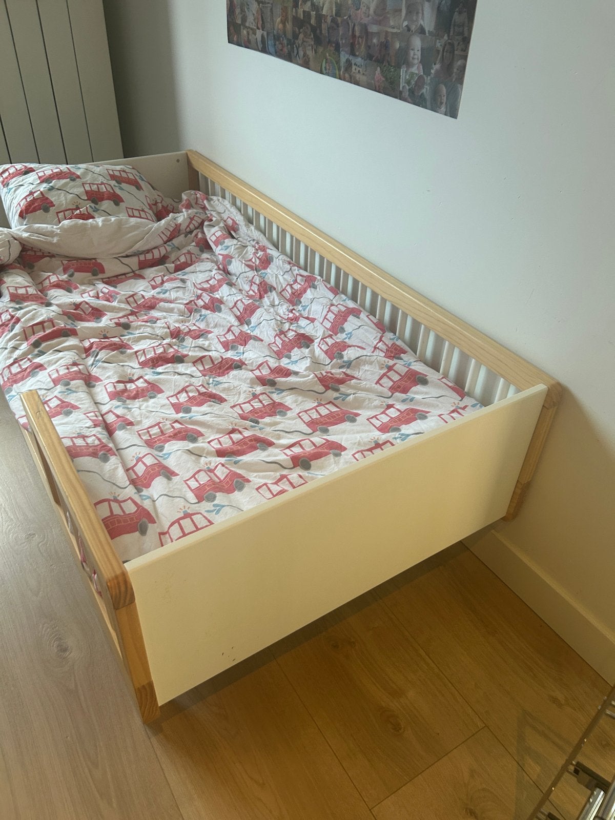 Petit Ameli kinderbed 140 x 70 met luxe Aerosleep matras, 70 tot 85 cm, Zo goed als nieuw, Matras, 140 tot 160 cm