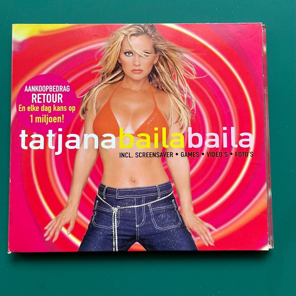 CD Tatjana  - Baila baila, Cd's en Dvd's, Cd's | Latin en Salsa, Ophalen of Verzenden, Zo goed als nieuw, Single