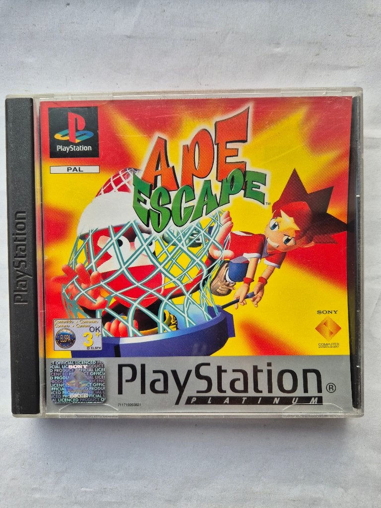 APE ESCAPE, Gebruikt, 1 speler, Racen en Vliegen, Ophalen of Verzenden