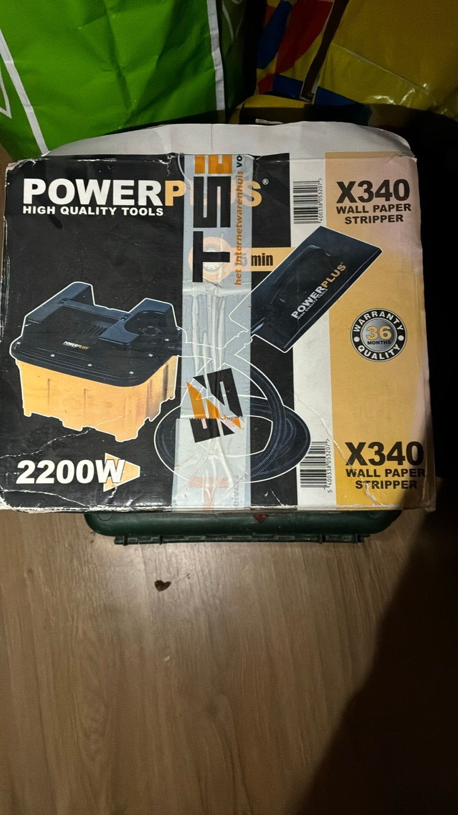 Powerplus X340 Behangafstomer 2200W, Ophalen, Gebruikt, Overige typen, Overige merken