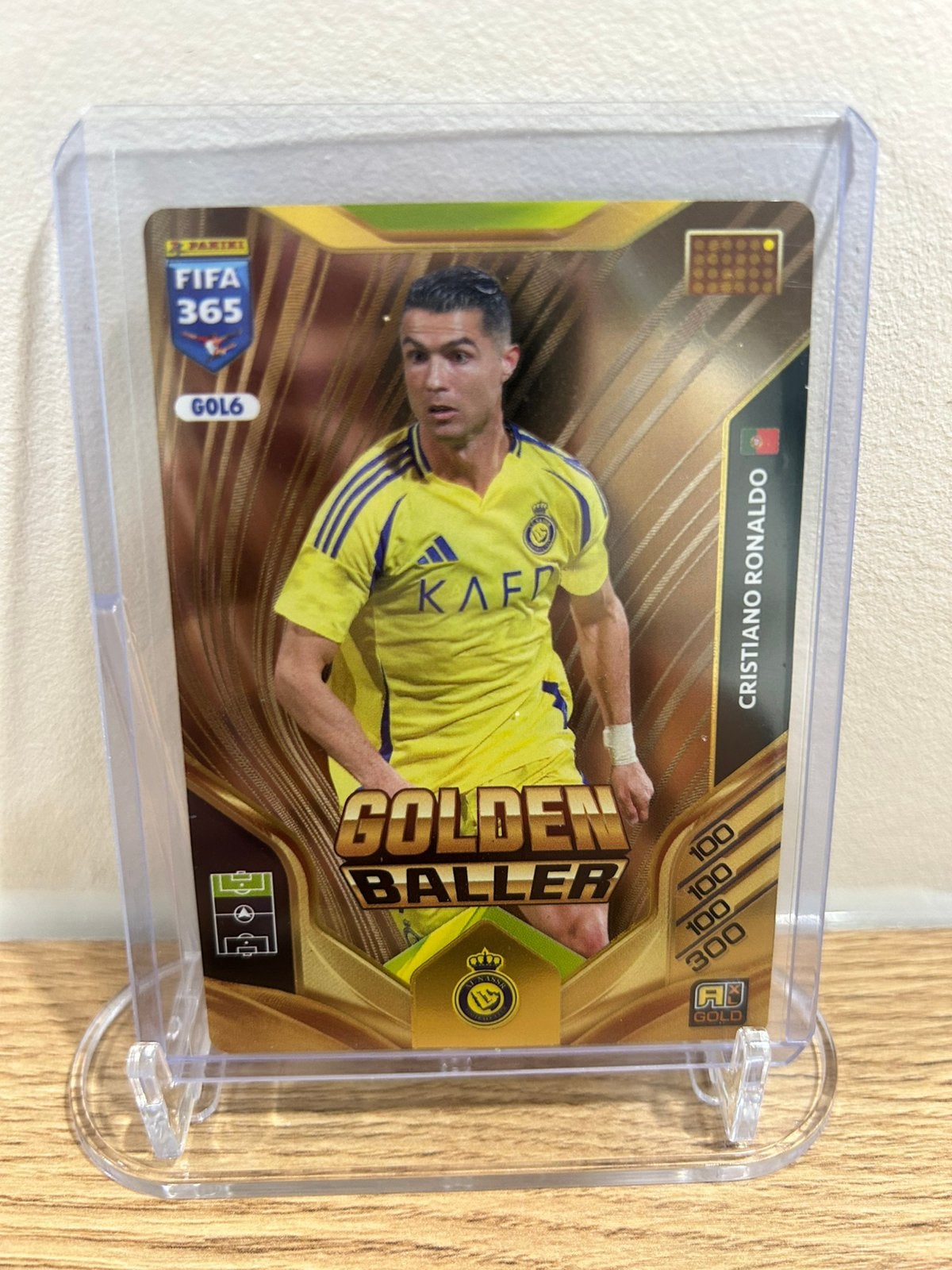 Panini FIFA 365 2026-Christiano Ronaldo-Golden Baller #G0L6, Ophalen of Verzenden, Nieuw, Plaatje