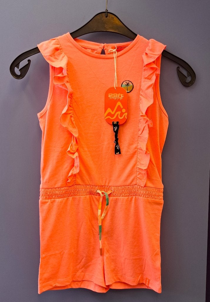 29FT neon roze playsuit / korte jumpsuit Elske 140-146 46020