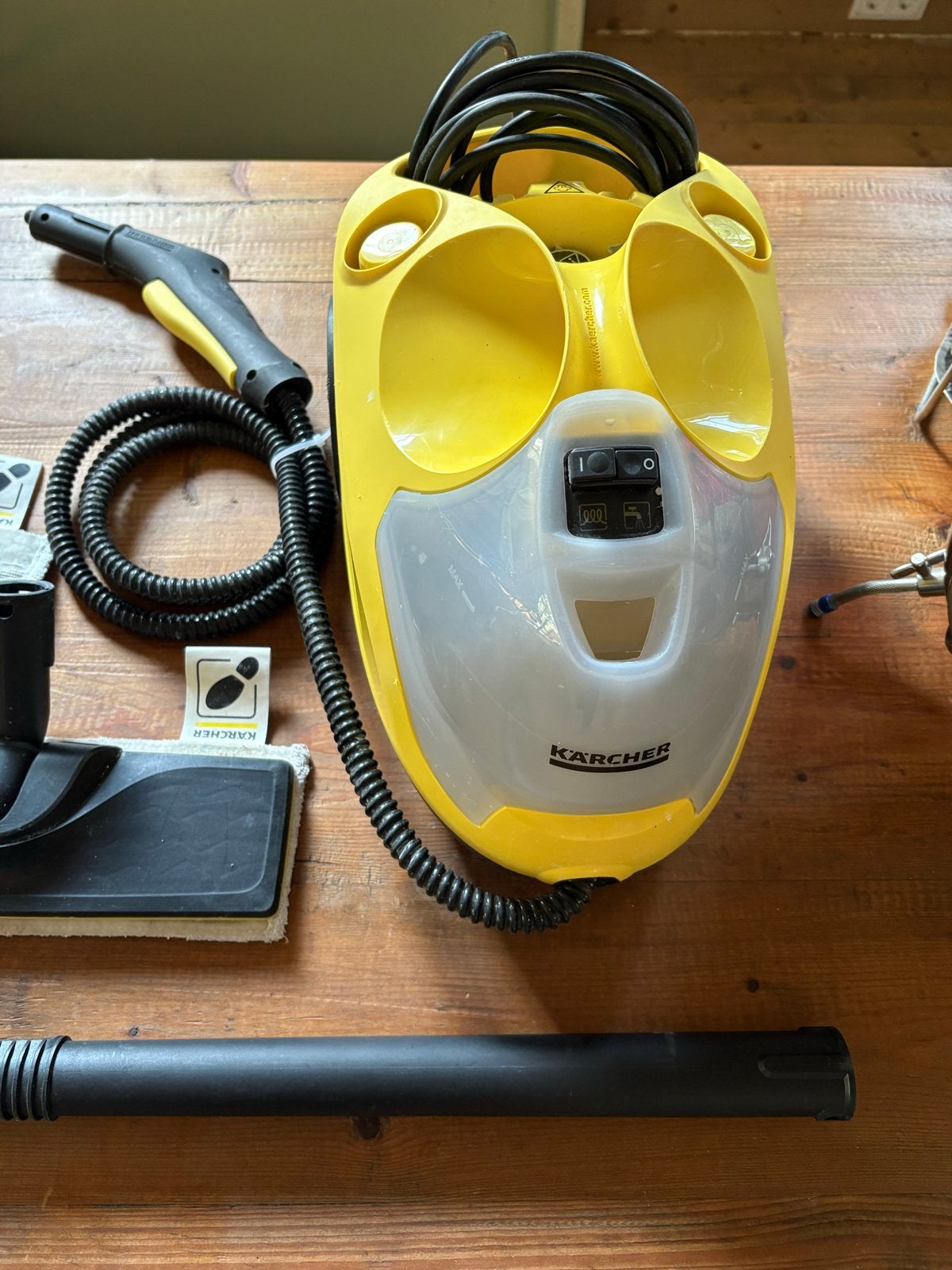 Kärcher Stoomreiniger SC 4 met accessoires, Ophalen of Verzenden, Gebruikt, Stoomreiniger