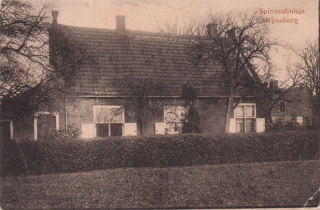 703-466-017 Spinozahuisje Rijnsburg, Ophalen of Verzenden, Voor 1920, Zuid-Holland