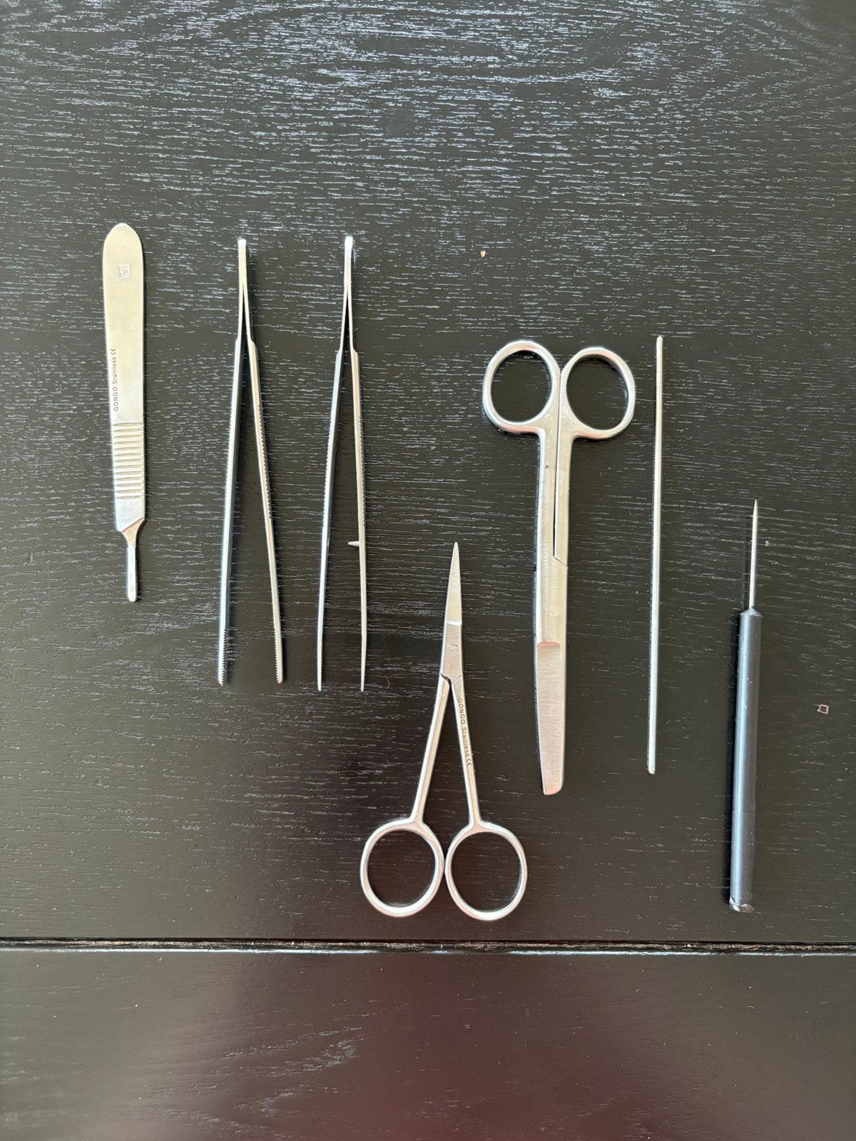 Snijset / lab set (Congo), Ophalen of Verzenden, Zo goed als nieuw