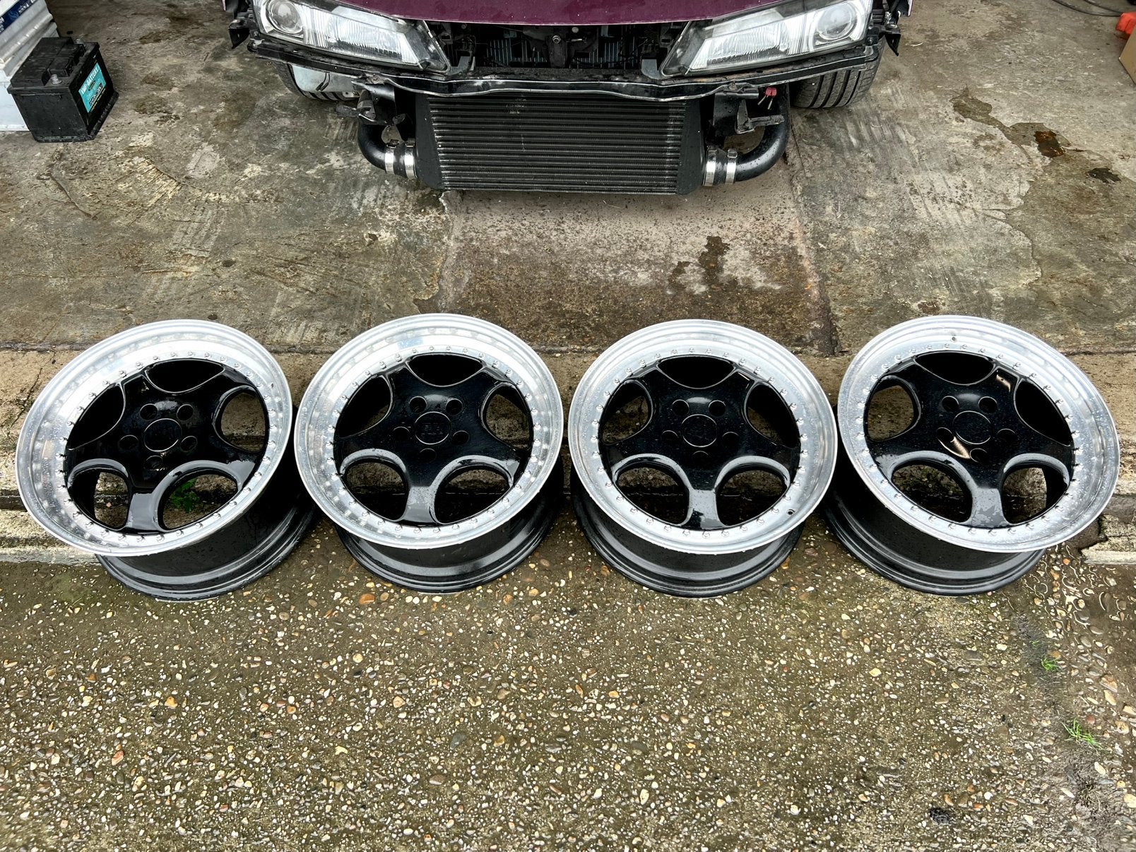 RH ZW1 5x112 Tweedelige wielen - 17 inch, 8.5j en 9j breed, Ophalen, Overige, Velg(en), Overige