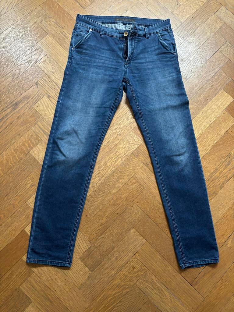 Dstrezzed chino spijkerbroek maat 32/33, Ophalen of Verzenden, Zo goed als nieuw, Blauw, W33 - W34 (confectie 48/50)