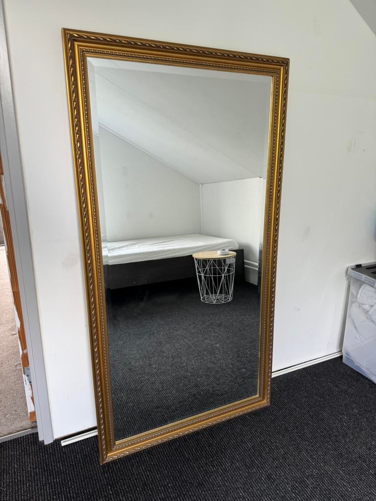Wand spiegel, Ophalen, Gebruikt, 100 tot 150 cm, Rechthoekig