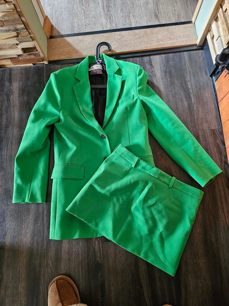 Zara mantelpak xs, Kleding | Dames, Ophalen of Verzenden, Zo goed als nieuw, Maat 34 (XS) of kleiner