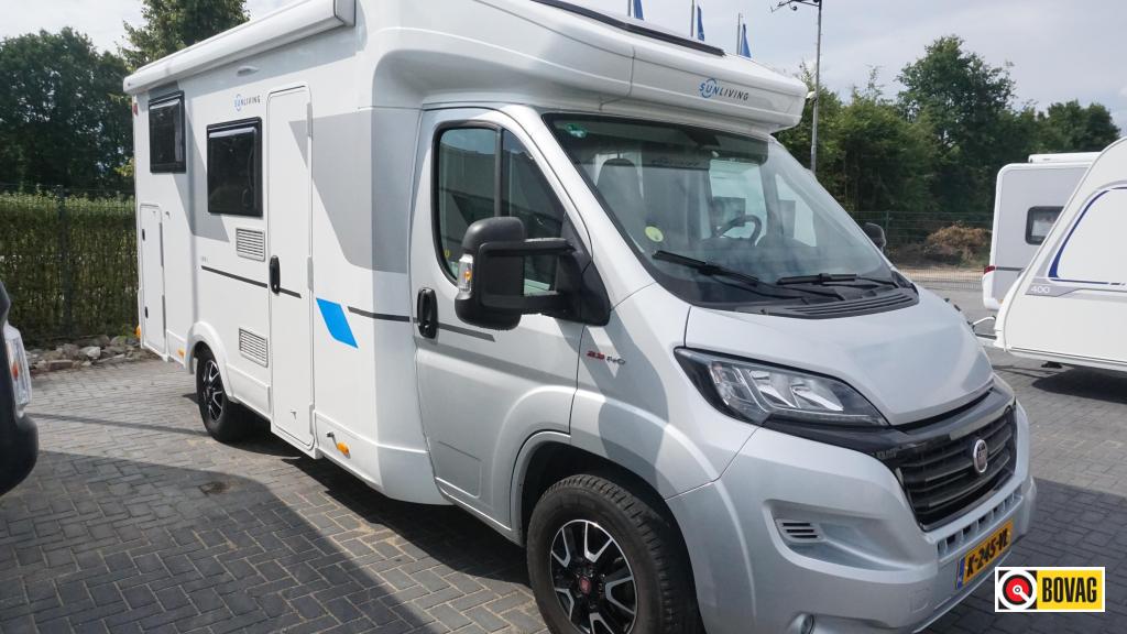 Sun Living S 65 SL NIEUWSTAAT 1e eig., Caravans en Kamperen, Campers, Ringverwarming, Fiat, Tot en met 2, Bedrijf