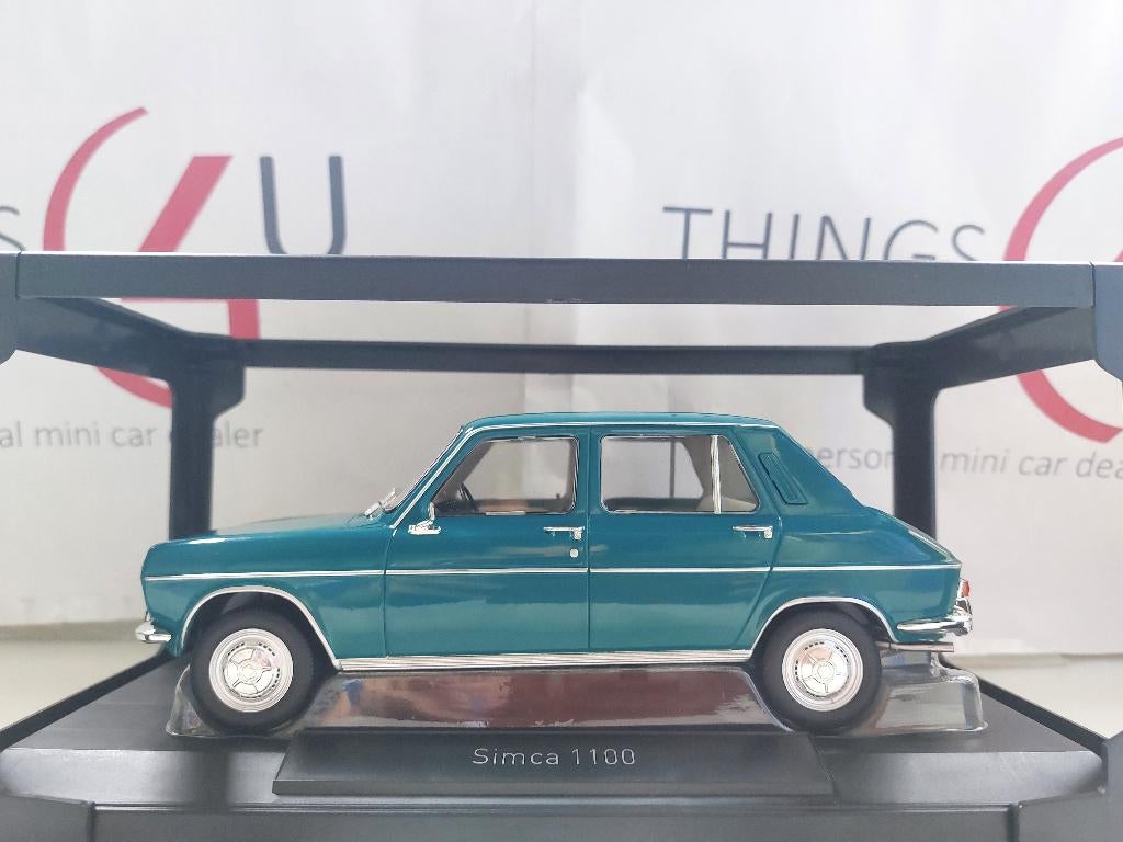 Norev 1:18 Simca 1100 GLS 1968 borodine groen nieuw in doos, Ophalen of Verzenden, Nieuw, Auto, Norev
