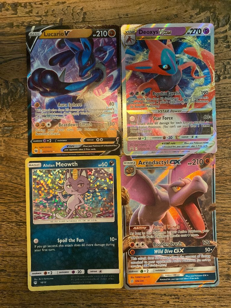 Pokemonkaarten, Ophalen of Verzenden, Zo goed als nieuw, Meerdere kaarten, Foil