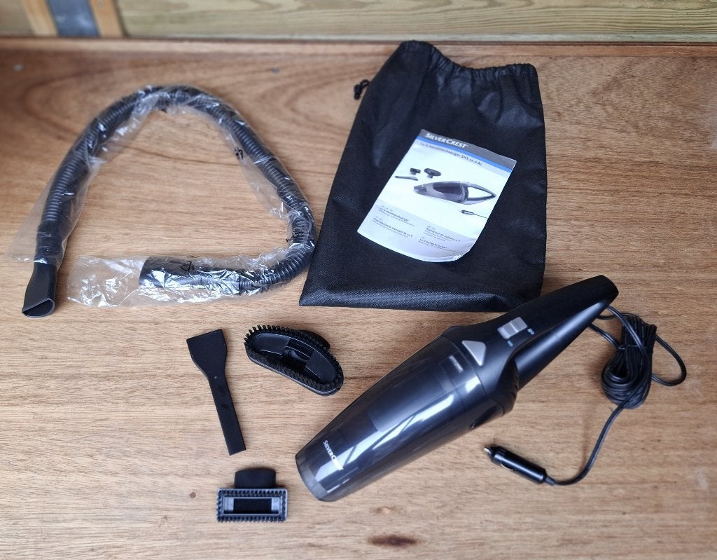 SilverCrest 12V Handstofzuiger SM5 19.0 A1 voor auto, Witgoed en Apparatuur, Kruimeldief, Nieuw, Ophalen of Verzenden, Reservoir