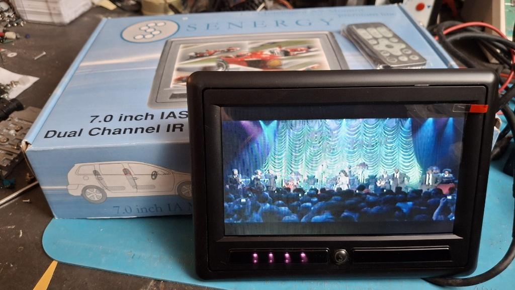Senergy 7 inch lcd monitor met inbouwframe, Www.senergy-av.com, Nieuw, Ophalen of Verzenden, Info@senergy.com