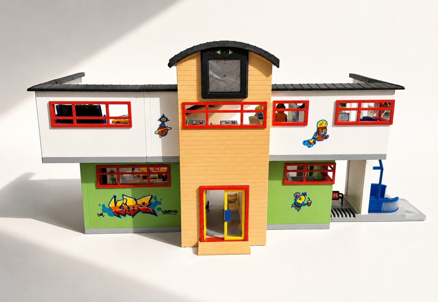 Playmobil School 9435 met uitbreiding en inrichting, Ophalen of Verzenden