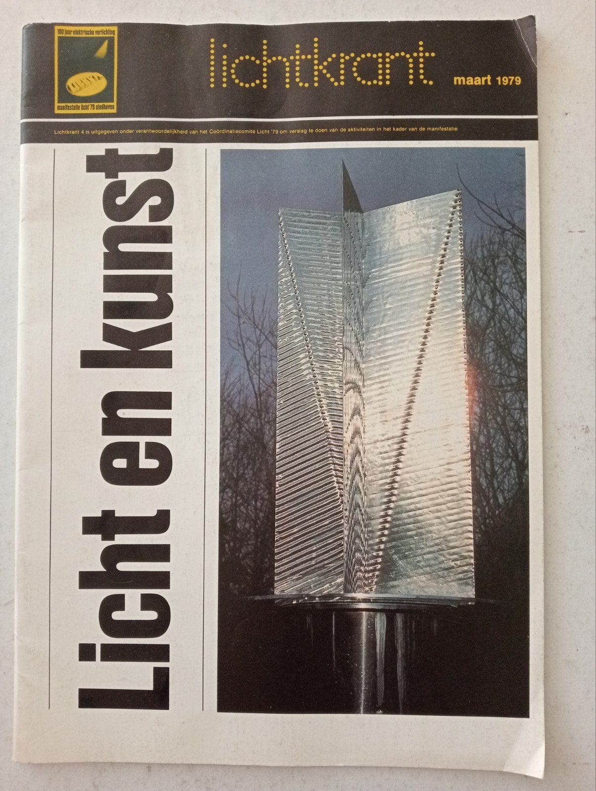 Lichtkrant maart 1979 - Licht en kunst, Ophalen of Verzenden, Gelezen, Fotografie algemeen, Diverse auteurs