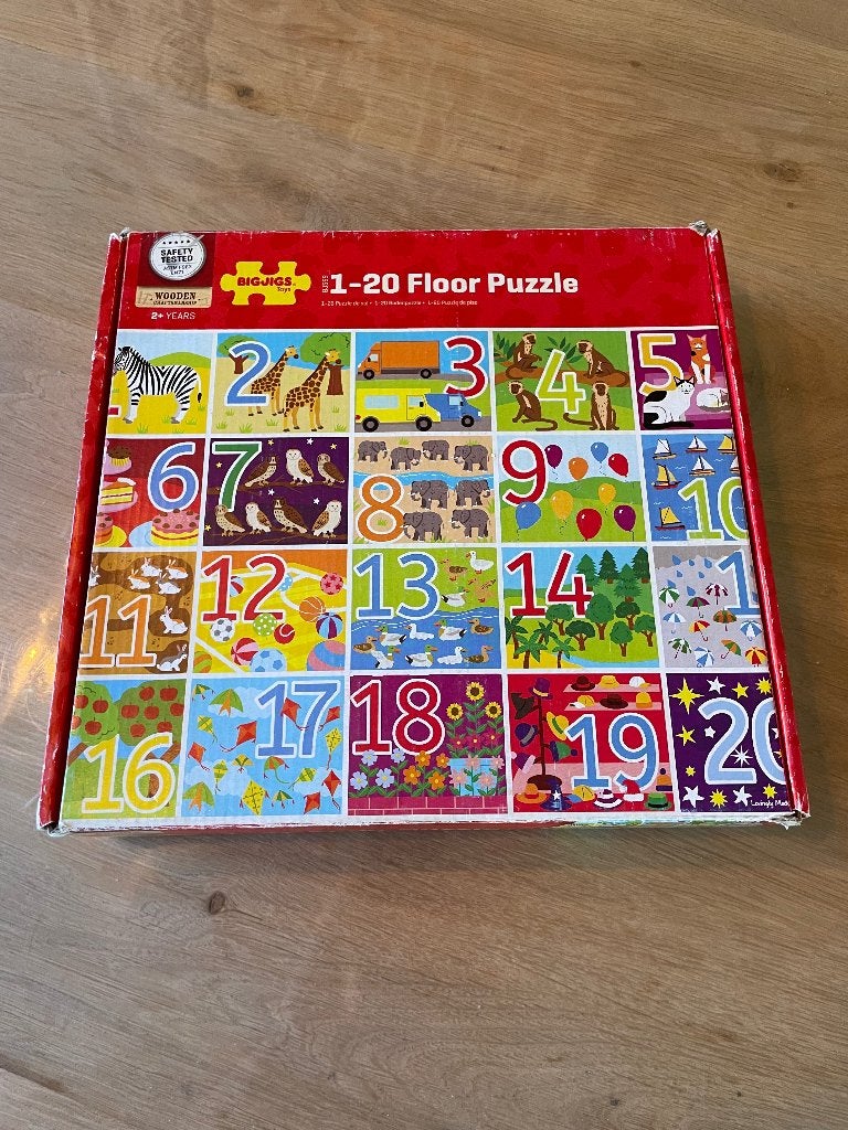 Vloerpuzzel, 2 tot 4 jaar, Gebruikt, 10 tot 50 stukjes, Ophalen of Verzenden