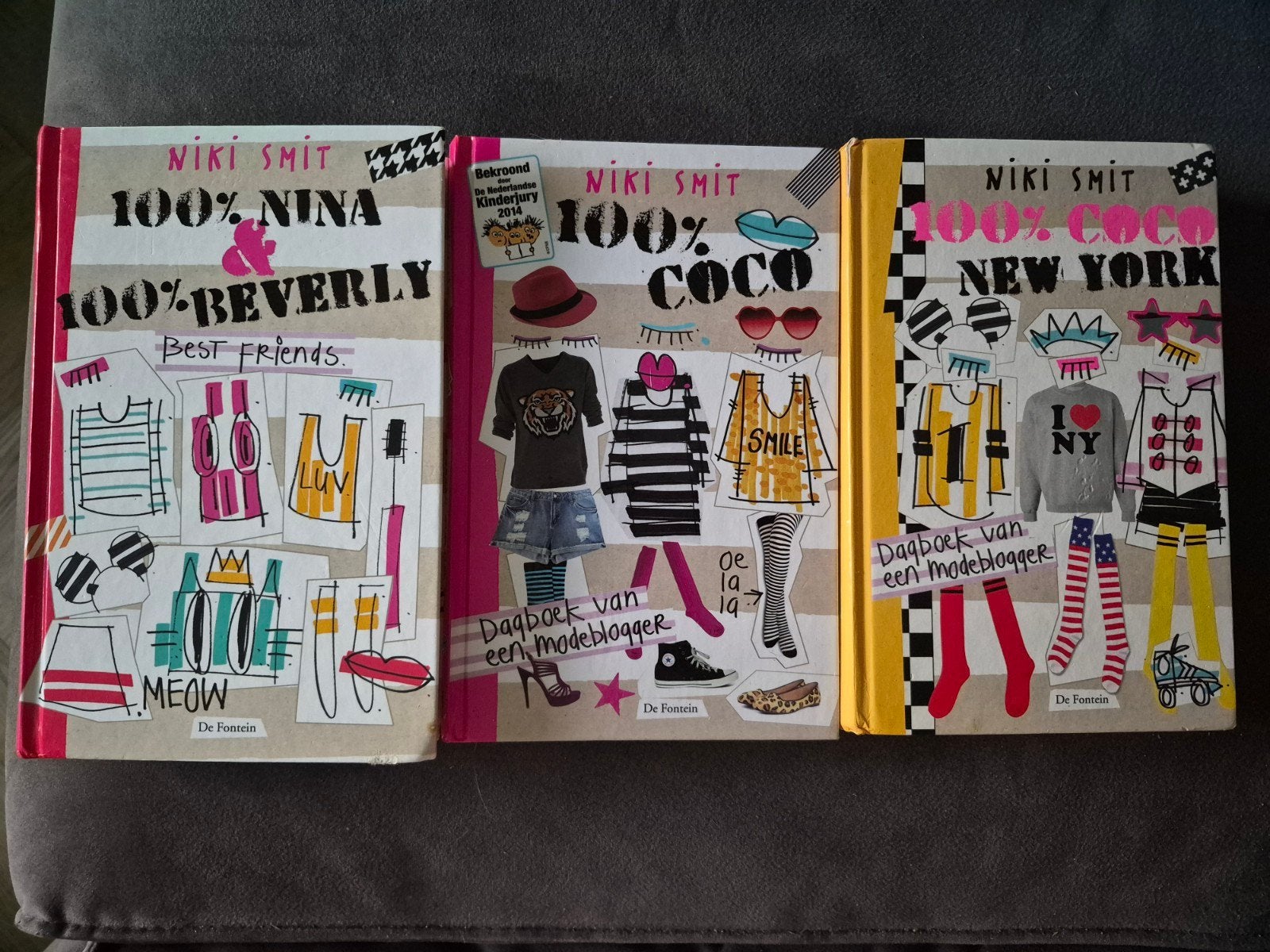 Niki Smit 100% boeken: Nina, Coco, New York (3 stuks), Ophalen of Verzenden, Gelezen, Niki Smit, Fictie
