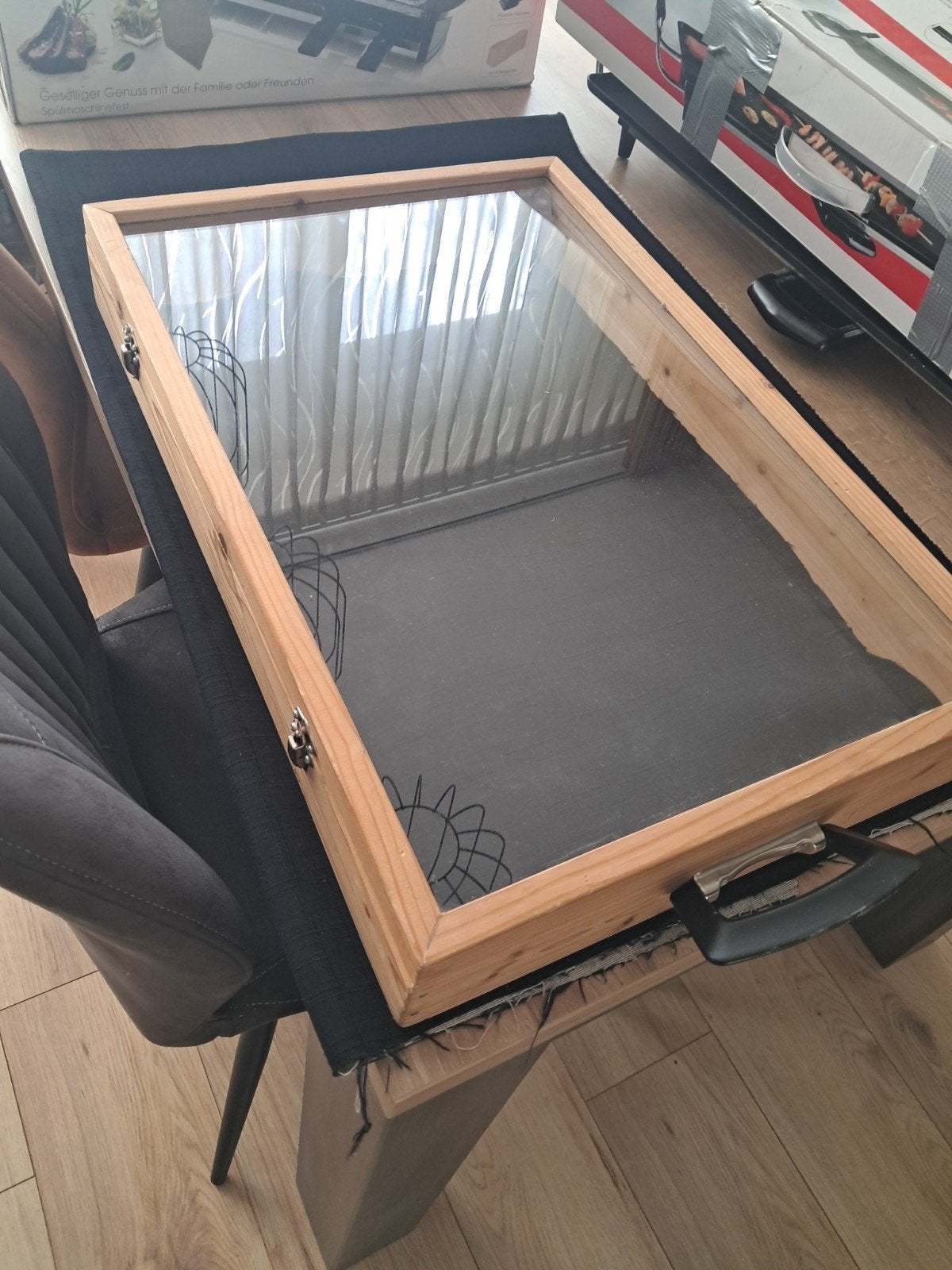 Glazen  bak 60x40 hoog6cm, Doe-het-zelf en Verbouw, Glas en Ramen, Ophalen of Verzenden, Minder dan 80 cm, Minder dan 80 cm