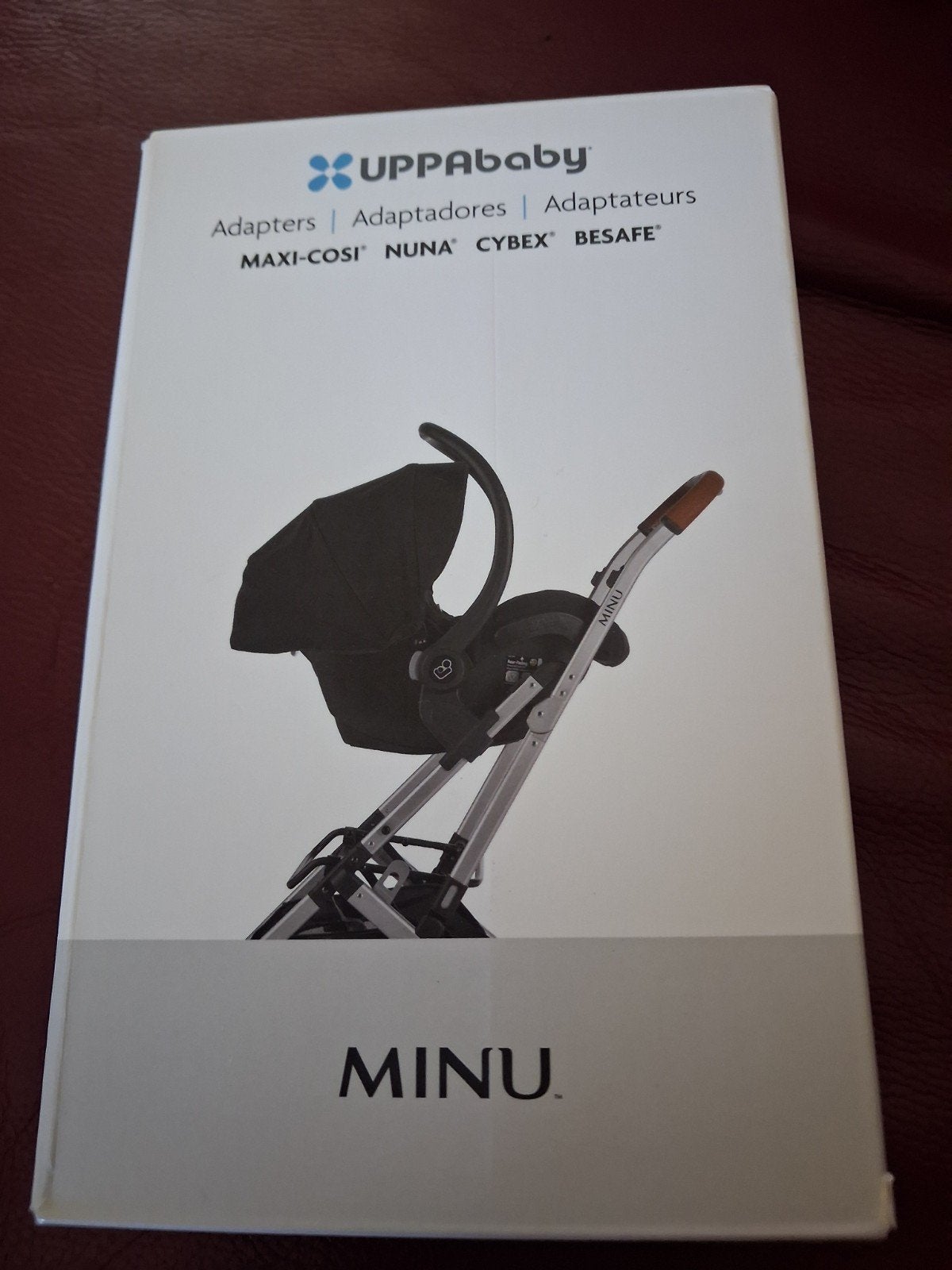 Uppababy Minu adapter voor Maxi-Cosi, Nuna, Cybex, Besafe, Ophalen of Verzenden, Nieuw, Maxi-Cosi