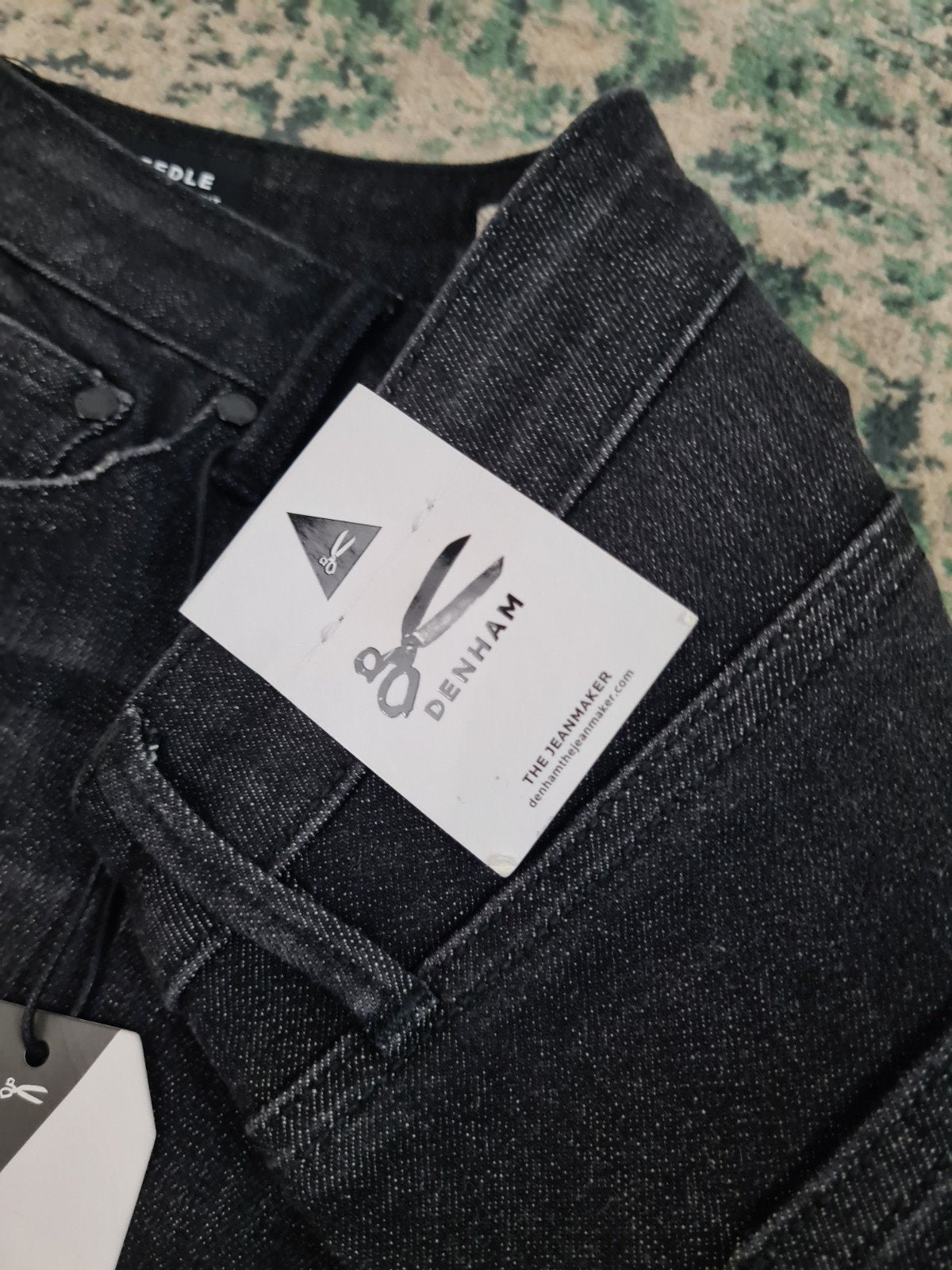 Denham Needle High Skinny Fit W27 L30 Zwart Nieuw Tulsi2730, Denham, Zwart, Nieuw, Ophalen of Verzenden