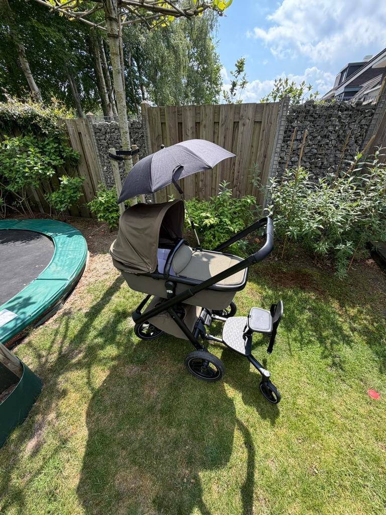 Complete groene Dubatti One kinderwagen, Kinderen en Baby's, Kinderwagens en Combinaties, Ophalen, Zo goed als nieuw, Overige merken