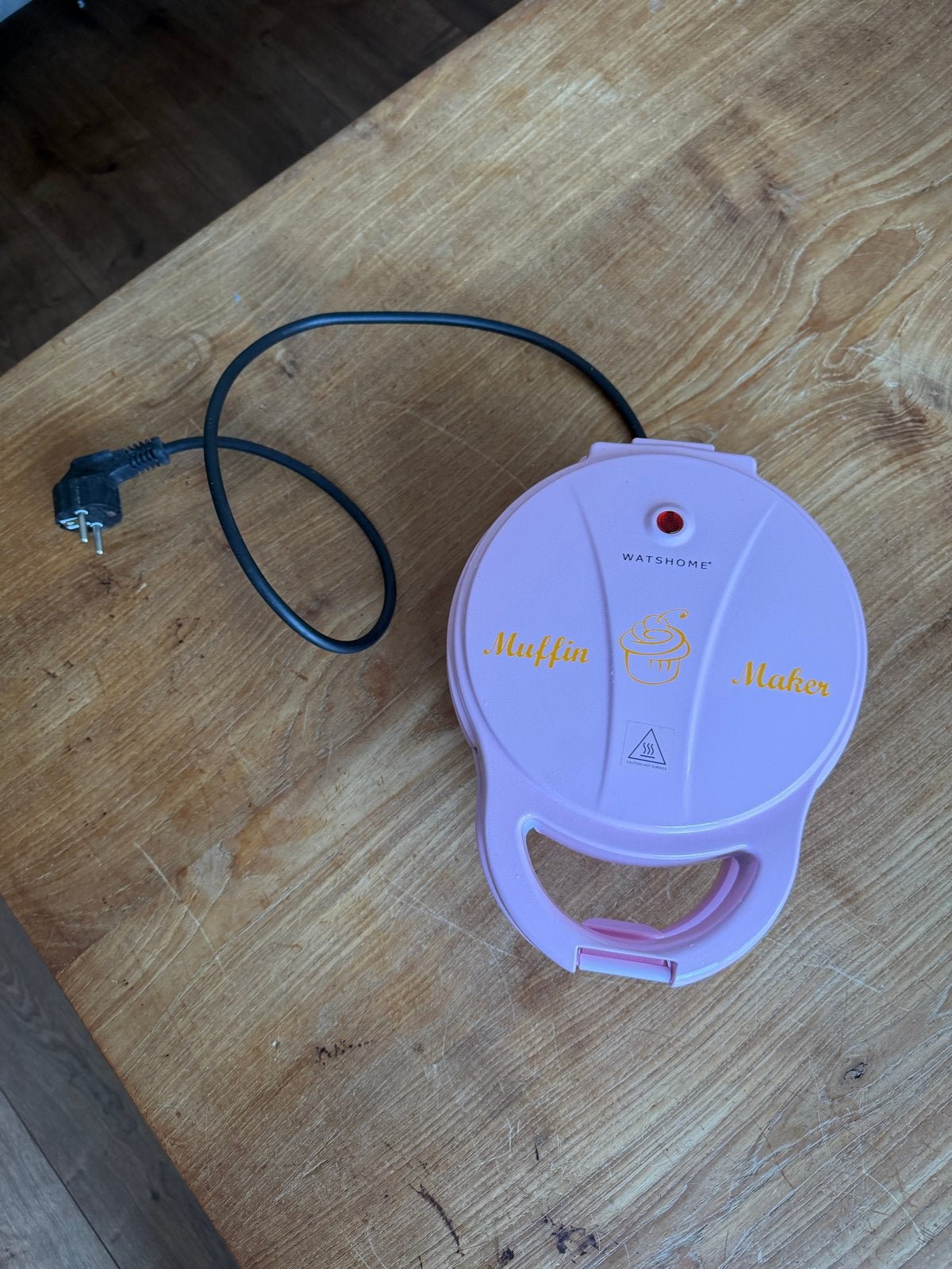 Roze WatsHome Muffin Maker - Zo goed als nieuw, Ophalen, Zo goed als nieuw