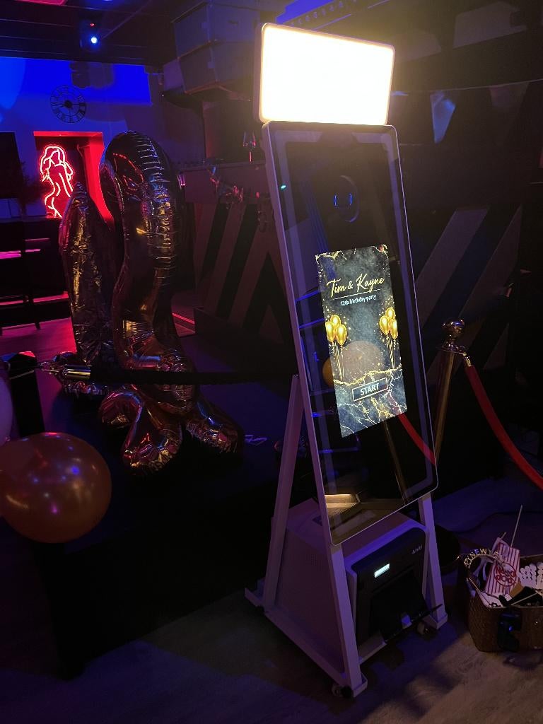 Spiegel photobooth huren, Hobby en Vrije tijd, Feestartikelen | Verhuur, Ophalen of Verzenden, Nieuw