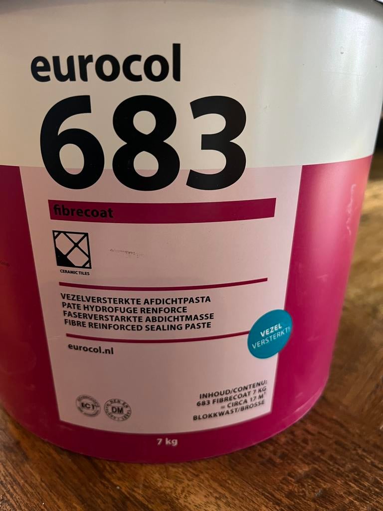 Eurocol 683, Doe-het-zelf en Verbouw, Minder dan 5 liter, Ophalen of Verzenden, Zo goed als nieuw, Paars